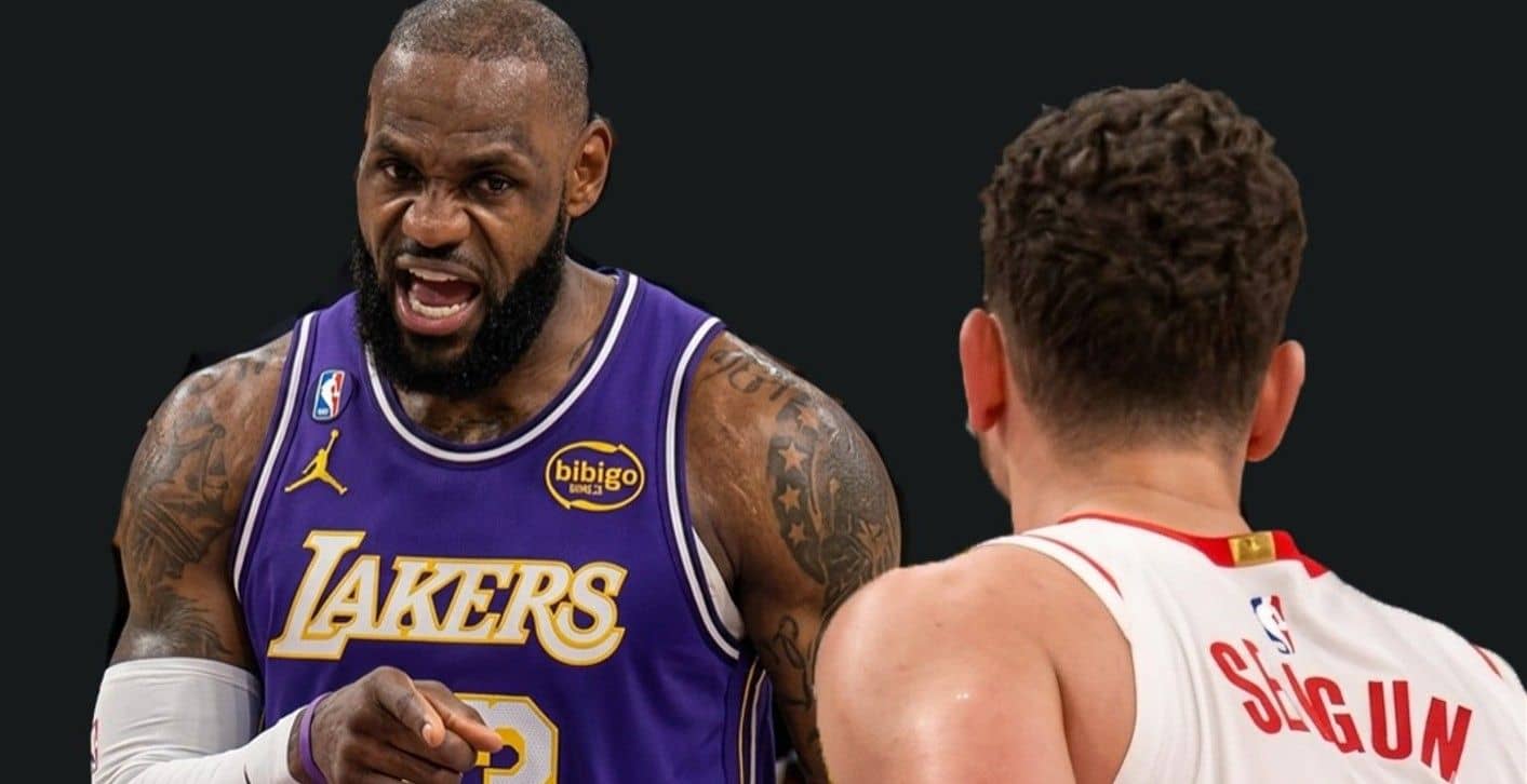 Alperen Şengün - LeBron James gerginliği! Olay sözler canlı yayına yansıdı