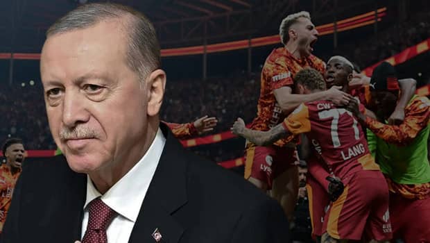 Cumhurbaşkanı Erdoğan'dan şampiyon olan Galatasaray'a tebrik mesajı