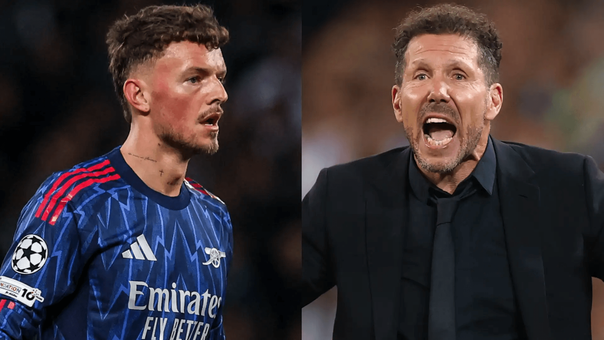 VİDEO | Ben White, Atletico Madrid logosuna bastı! Simeone tepki gösterdi