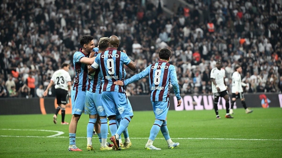 (GENİŞ ÖZET) Beşiktaş: 1 - Trabzonspor: 2 Maç Sonucu